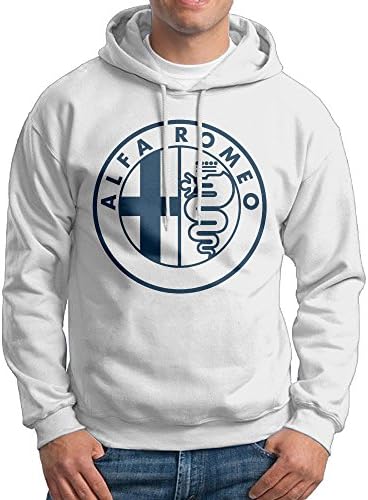 COCO Alfa Romeo Europe Circle Hoodie For Men Size XL White