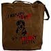 Canvas Tote Bag Brown  I Whisper To My Greater Swiss Mountain Dog But It DoesnT Listen  Dog