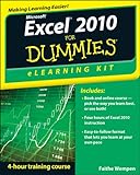Microsoft Excel 2010 for dummies elearning kit