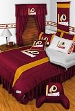 Best Quality Sidelines Comforter - Washington Redskins NFL /Color Cordovan Size Queen