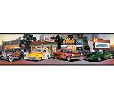 Vintage Retro Cars Wallpaper Wall Border