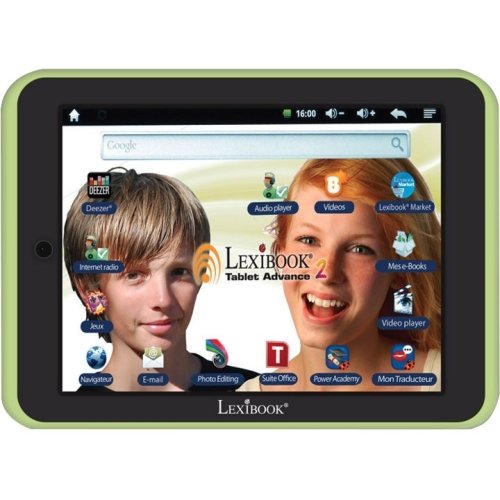 Lexibook Kids Tablet Advance 2 . Lexibook Cloud . Office Suite . 12,000 Apps . Multimedia . Skill Learning . 15 Languages App 
