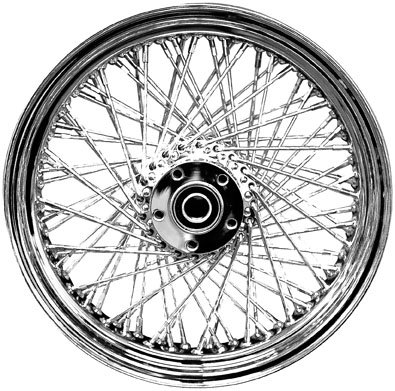 Drag Specialties Laced Wheel Assembly 21" x 2.15" 80 Spoke Front 04228-168S