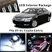 Classy Autos Toyota Camry White Interior LED Package (6 Pieces)