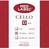 Super Sensitive Red Label 6127 Cello D String, 4/4