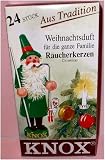 24 Stk. KNOX WEIHNACHTSDUFT Räucherkerzen Räucherkegel