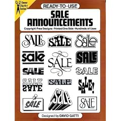 Ready-to-Use Sale Announcements (Dover Clip Art)