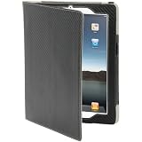 Scosche IPD2GCFBK Folio Case with Hand Strap for New iPad and iPad2 (Black Carbon Fiber)