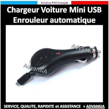 Chargeur voiture retractable micro usb [Appareils électroniques]