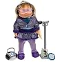 Cabbage Patch Kids Mini Dolls - Pop Stars Collection - Light Hair Girl in Glam Skirt