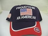 USA - Proud To Be An American - Baseball Cap / Hat One Size Fits Most