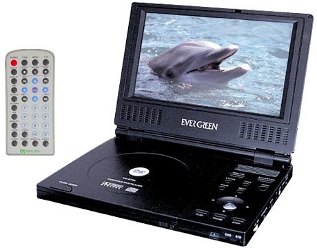 EVER GREEN EG-D700 7.0型ポータブルDVDプレーヤー