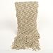 Apparel : Oversized Knit Scarf-Khaki