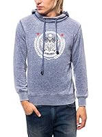 BIAGGIO Sudadera con Capucha (Azul Denim)