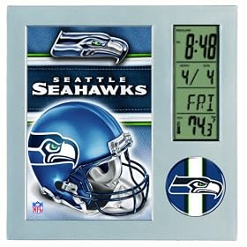 Seattle Seahawks Digital Desk Clock