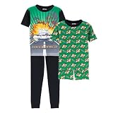 Boys' 4pc Speed Racer PJ Set Black/Green