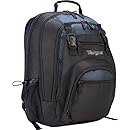 Targus XL Backpack Designed for 17-Inch Notebooks, Black with Blue Accents (TXL617)
