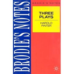 Brodie's Notes on Harold Pinter's Birthday Party / Caretaker / Homecoming (Brodies Notes) (Taschenbuch)