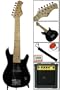 New 30" Kids Black Electric Guitar With Amp & Much More Guitar Combo Accessory Kit