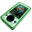 Premium Zune 30GB Crystal Case w/ Kickstand, Neckstrap, and Belt Clip - Green