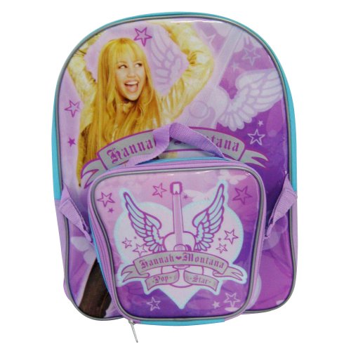Childrens Toyshop  Toys : Hannah Montana Backpack with Lunch Bag - Purple