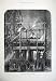 1878 Fine Art Demolition Temple Bar Night Scene People
