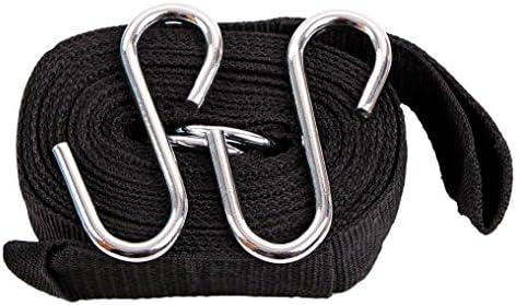 UniqueVC® Hammock Hanging Straps For Tree (Color:Black),Pack of 2 -Best Tree Straps For Hanging A Hammock