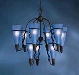 Kichler 2567BK Budapest Chandelier Black Height: 22-1/2