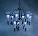 Kichler 2567BK Budapest Chandelier Black Height: 22-1/2