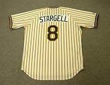 WILLIE Stargell Pittsburgh Pirates 1978 Majestic Cooperstown "Throwback" Home Baseball Jersey, Large
