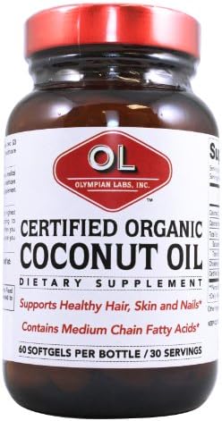 Olympian Lab Olympian Lab Organic Coconut Oil Softgel, 60 Count