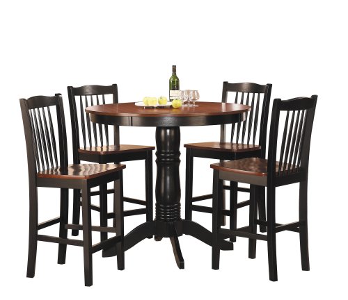 Homelegance 2458-36 5-Piece Round Counter Height Dining Set On Sale