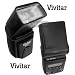 Vivitar DF383 Digital TTL Shoe Mount Power Zoom /Swivel /Bounce Auto-Focus Flash for Nikon TTL, Guide Number 45m (147')