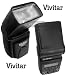 Vivitar DF-383 DEDICATED ETTL LCD Flash w/ LCD Display Includes Flash Diffuser For Nikon DSLR Cameras Cleaning Kit MicroFiber Cleaning Cloth