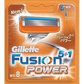 ジレットフュージョンパワー 替刃8個入り