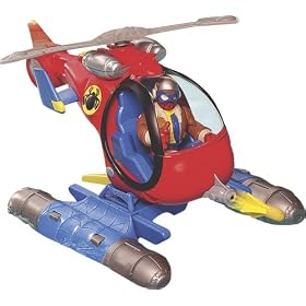 Spiderman & Friends - Action Heroes Floating Helicopter Playset
