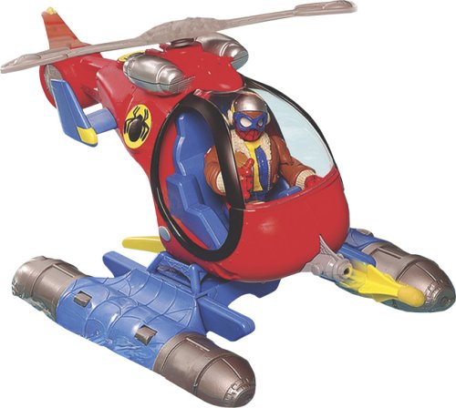 Spiderman & Friends - Action Heroes Floating Helicopter Playset