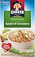 Quaker Instant Oatmeal, Apples and Cinnamon Oatmeal, 10 Count (Pack of 4)