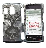 Tree Skull Sanyo Zio by Kyocera M6000 Cricket Case Cover Hard Phone Case Snap-on Cover Rubberized Touch Faceplates