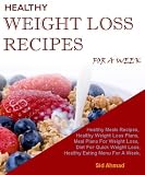 Healthy Weight Loss Recipes For A Week; Healthy Meals Recipes, Healthy Eating Menu For A Week, Healthy Weight Loss Plans, Meal Plans For Weight Loss, Diet For Quick Weight Loss