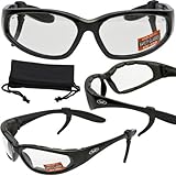 IMAGE OF HERCULES - Advanced System Safety Glasses - FREE Rubber EAR LOCKS and Microfiber Pouch - ANSI Z87.1+ Safety Compliant