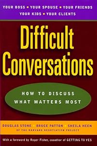 Cover of "Difficult Conversations: How to...