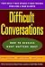 Books : Difficult Conversations: How to Discuss What Matters Most