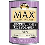 Nutro Max Puppy Formulated with Chicken, Lamb and Rice Formula (12/12.5-oz cans)
