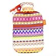 Fashy 6757 W�rmflasche mit Bezug im Peru-Design 2 Liter (hell / blau - rosa)