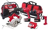 Tools : Factory-Reconditioned Milwaukee 0923-85 18-Volt Ni-Cad 3-Tool Combo Kit