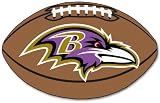 Baltimore Ravens Football Shaped Area Rug Welcome/Door Mat