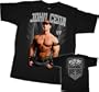 WWE World Wrestling Entertainment John Cena Construction Black T-shirt Tee