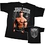 WWE World Wrestling Entertainment John Cena Construction Black T-shirt Tee