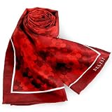 Belisi Fiore Rosso Long Silk Scarves